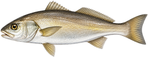 Ilustración de una corvina